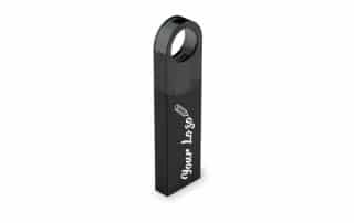 clé USB personnalisée noire Unity verticale