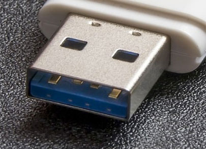 Port USB 3.0 bleu