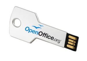 Key Logiciel OpenOffice blanche